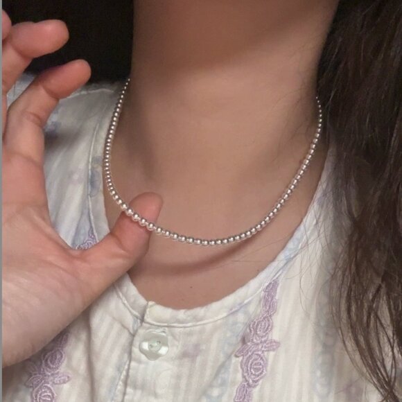 ✨ Artificial Pearl Beaded Necklace - Multiple Sizes & Lengths - Picture 4 of 7